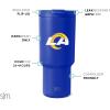imageSimple Modern Officially Licensed NFL Detroit Lions 30 oz Tumbler with Flip Lid and Straws  Insulated Cup Stainless Steel  Gifts for Men Women  Trek Collection  Detroit LionsLos Angeles Rams