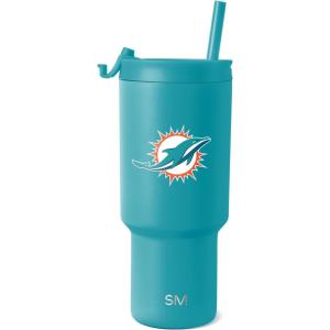 imageSimple Modern Officially Licensed NFL Detroit Lions 30 oz Tumbler with Flip Lid and Straws  Insulated Cup Stainless Steel  Gifts for Men Women  Trek Collection  Detroit LionsMiami Dolphins