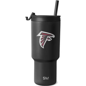 imageSimple Modern Officially Licensed NFL Detroit Lions 30 oz Tumbler with Flip Lid and Straws  Insulated Cup Stainless Steel  Gifts for Men Women  Trek Collection  Detroit LionsAtlanta Falcons
