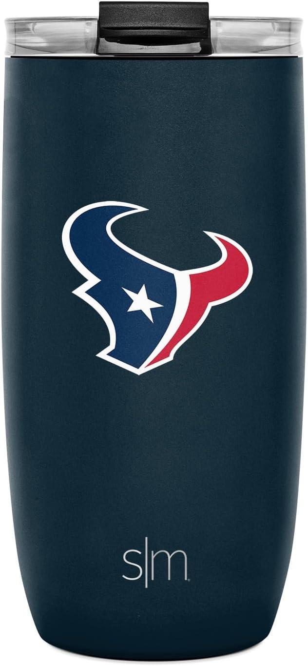 imageSimple Modern Officially Licensed NFL Pittsburgh Steelers 16oz Travel Coffee Tumbler with Flip Lid  Stainless Steel Cup  Football Gifts for Men Women  Voyager Collection  Pittsburgh SteelersHouston Texans