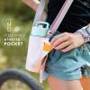 imageSimple Modern Kids Water Bottle Carrier Sling with Adjustable Strap  Bottle Holder Crossbody Bag for Walking Hiking and School  Summit Collection  Solar SystemBlush
