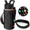 imageSimple Modern Kids Water Bottle Carrier Sling with Adjustable Strap  Bottle Holder Crossbody Bag for Walking Hiking and School  Summit Collection  Solar SystemSolar System