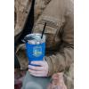 imageSimple Modern Officially Licensed NBA Tumbler with Flip Lid and Straw Insulated Stainless Steel Cup  Cruiser Collection  30ozAtlanta Hawks