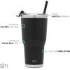 imageSimple Modern Officially Licensed NBA Tumbler with Flip Lid and Straw Insulated Stainless Steel Cup  Cruiser Collection  30ozHouston Rockets