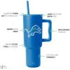 imageSimple Modern Officially Licensed NFL 40oz Tumbler with Handle and Straw Lid  Football Thermos Gifts for Men Women Christmas  Trek Collection  Dallas CowboysDetroit Lions