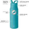imageSimple Modern Officially Licensed NFL Green Bay Packers Water Bottle with Straw Lid  Leak Proof Insulated Stainless Steel Travel Thermos  Gifts for Men Women Mesa Collection  Green Bay PackersMiami Dolphins