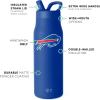 imageSimple Modern Officially Licensed NFL Green Bay Packers Water Bottle with Straw Lid  Leak Proof Insulated Stainless Steel Travel Thermos  Gifts for Men Women Mesa Collection  Green Bay PackersBuffalo Bills