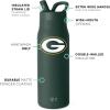 imageSimple Modern Officially Licensed NFL Green Bay Packers Water Bottle with Straw Lid  Leak Proof Insulated Stainless Steel Travel Thermos  Gifts for Men Women Mesa Collection  Green Bay PackersGreen Bay Packers