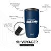 imageSimple Modern Officially Licensed NFL Pittsburgh Steelers 16oz Travel Coffee Tumbler with Flip Lid  Stainless Steel Cup  Football Gifts for Men Women  Voyager Collection  Pittsburgh SteelersSeattle Seahawks