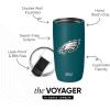 imageSimple Modern Officially Licensed NFL Pittsburgh Steelers 16oz Travel Coffee Tumbler with Flip Lid  Stainless Steel Cup  Football Gifts for Men Women  Voyager Collection  Pittsburgh SteelersPhiladelphia Eagles