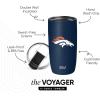 imageSimple Modern Officially Licensed NFL Pittsburgh Steelers 16oz Travel Coffee Tumbler with Flip Lid  Stainless Steel Cup  Football Gifts for Men Women  Voyager Collection  Pittsburgh SteelersDenver Broncos