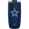 imageSimple Modern Officially Licensed NFL Pittsburgh Steelers 16oz Travel Coffee Tumbler with Flip Lid  Stainless Steel Cup  Football Gifts for Men Women  Voyager Collection  Pittsburgh SteelersDallas Cowboys