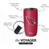imageSimple Modern Officially Licensed NFL Pittsburgh Steelers 16oz Travel Coffee Tumbler with Flip Lid  Stainless Steel Cup  Football Gifts for Men Women  Voyager Collection  Pittsburgh SteelersArizona Cardinals
