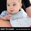 imageSimple Modern Silicon Bib Toddler food bib Disney Minnie Mouse Rainbows