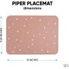 imageSimple Modern Silicone Placemat for Baby Toddlers Kids  NonSlip Baby Eating Table Food Mat for Restaurants and Dining Table  Piper Collection  Sea Glass SageUnicorn Fields