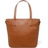 imageSimple Modern Vegan Leather Tote Bag for Women  Medium Work Purse with Compartments ampamp Laptop SleeveBrown