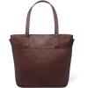 imageSimple Modern Vegan Leather Tote Bag for Women  Medium Work Purse with Compartments ampamp Laptop SleeveMahogany
