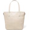 imageSimple Modern Vegan Leather Tote Bag for Women  Medium Work Purse with Compartments ampamp Laptop SleeveOat
