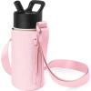 imageSimple Modern Kids Water Bottle Carrier Sling with Adjustable Strap  Bottle Holder Crossbody Bag for Walking Hiking and School  Summit Collection  Solar SystemBlush