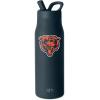 imageSimple Modern Officially Licensed NFL Green Bay Packers Water Bottle with Straw Lid  Leak Proof Insulated Stainless Steel Travel Thermos  Gifts for Men Women Mesa Collection  Green Bay PackersChicago Bears