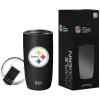 imageSimple Modern Officially Licensed NFL Pittsburgh Steelers 16oz Travel Coffee Tumbler with Flip Lid  Stainless Steel Cup  Football Gifts for Men Women  Voyager Collection  Pittsburgh SteelersPittsburgh Steelers