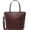 imageSimple Modern Vegan Leather Tote Bag for Women  Medium Work Purse with Compartments ampamp Laptop SleeveMahogany