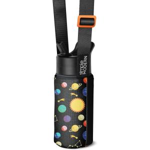 imageSimple Modern Kids Water Bottle Carrier Sling with Adjustable Strap  Bottle Holder Crossbody Bag for Walking Hiking and School  Summit Collection  Solar SystemSolar System