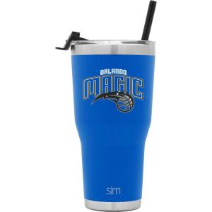 imageSimple Modern Officially Licensed NBA Tumbler with Flip Lid and Straw Insulated Stainless Steel Cup  Cruiser Collection  30ozOrlando Magic