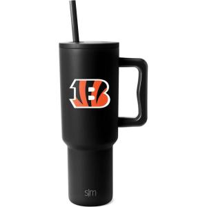 imageSimple Modern Officially Licensed NFL 40oz Tumbler with Handle and Straw Lid  Football Thermos Gifts for Men Women Christmas  Trek Collection  Dallas CowboysCincinnati Bengals