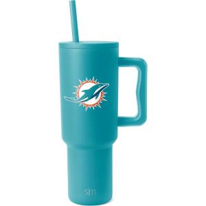 imageSimple Modern Officially Licensed NFL 40oz Tumbler with Handle and Straw Lid  Football Thermos Gifts for Men Women Christmas  Trek Collection  Dallas CowboysMiami Dolphins