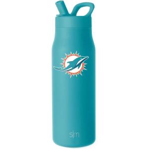 imageSimple Modern Officially Licensed NFL Green Bay Packers Water Bottle with Straw Lid  Leak Proof Insulated Stainless Steel Travel Thermos  Gifts for Men Women Mesa Collection  Green Bay PackersMiami Dolphins
