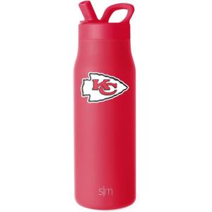 imageSimple Modern Officially Licensed NFL Green Bay Packers Water Bottle with Straw Lid  Leak Proof Insulated Stainless Steel Travel Thermos  Gifts for Men Women Mesa Collection  Green Bay PackersKansas City Chiefs