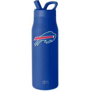 imageSimple Modern Officially Licensed NFL Green Bay Packers Water Bottle with Straw Lid  Leak Proof Insulated Stainless Steel Travel Thermos  Gifts for Men Women Mesa Collection  Green Bay PackersBuffalo Bills