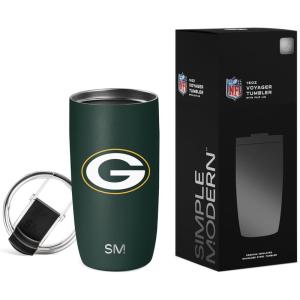 imageSimple Modern Officially Licensed NFL Pittsburgh Steelers 16oz Travel Coffee Tumbler with Flip Lid  Stainless Steel Cup  Football Gifts for Men Women  Voyager Collection  Pittsburgh SteelersGreen Bay Packers