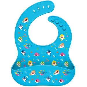 imageSimple Modern Silicon Bib Toddler food bibBaby Shark Friends
