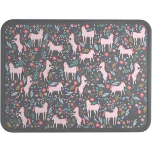 imageSimple Modern Silicone Placemat for Baby Toddlers Kids  NonSlip Baby Eating Table Food Mat for Restaurants and Dining Table  Piper Collection  Sea Glass SageUnicorn Fields