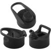 imageSimple Modern Straw Lid Replacement Straws  Four Pack  Fits All Summit and Hydro Flask Wide Mouth Water Bottle Sizes  Insulated Cap for 10 12 14 16 18 20 22 24 32 40 64 ampamp 84 oz  ClearMidnight Black