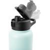 imageSimple Modern Straw Lid Replacement Straws  Four Pack  Fits All Summit and Hydro Flask Wide Mouth Water Bottle Sizes  Insulated Cap for 10 12 14 16 18 20 22 24 32 40 64 ampamp 84 oz  ClearMidnight Black