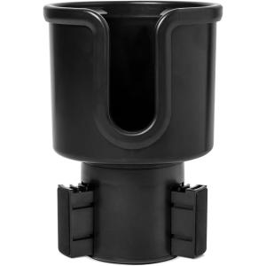 imageSimple Modern Cup Holder Adapter  Expandable Base Adjustable Size Fits Large Mugs Bottles Cups up to 36quot  Cupholder for Semi Truck Car RV Boat Vehicle  Roadster Collection  Midnight Black