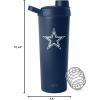 imageSimple Modern Officially Licensed NFL Pittsburgh Steelers Stainless Steel Shaker Bottle with Ball 24oz  Metal Insulated Cup Protein Mixes Shakes Pre Workout  Rally Collection  Pittsburgh SteelersDallas Cowboys