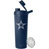 imageSimple Modern Officially Licensed NFL Pittsburgh Steelers Stainless Steel Shaker Bottle with Ball 24oz  Metal Insulated Cup Protein Mixes Shakes Pre Workout  Rally Collection  Pittsburgh SteelersDallas Cowboys