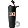 imageSimple Modern Officially Licensed NFL Pittsburgh Steelers Stainless Steel Shaker Bottle with Ball 24oz  Metal Insulated Cup Protein Mixes Shakes Pre Workout  Rally Collection  Pittsburgh SteelersCincinnati Bengals