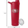 imageSimple Modern Officially Licensed NFL Pittsburgh Steelers Stainless Steel Shaker Bottle with Ball 24oz  Metal Insulated Cup Protein Mixes Shakes Pre Workout  Rally Collection  Pittsburgh SteelersSan Francisco 49rs