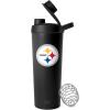 imageSimple Modern Officially Licensed NFL Pittsburgh Steelers Stainless Steel Shaker Bottle with Ball 24oz  Metal Insulated Cup Protein Mixes Shakes Pre Workout  Rally Collection  Pittsburgh SteelersPittsburgh Steelers