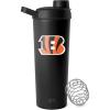 imageSimple Modern Officially Licensed NFL Pittsburgh Steelers Stainless Steel Shaker Bottle with Ball 24oz  Metal Insulated Cup Protein Mixes Shakes Pre Workout  Rally Collection  Pittsburgh SteelersCincinnati Bengals