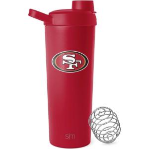 imageSimple Modern Officially Licensed NFL Pittsburgh Steelers Stainless Steel Shaker Bottle with Ball 24oz  Metal Insulated Cup Protein Mixes Shakes Pre Workout  Rally Collection  Pittsburgh SteelersSan Francisco 49rs