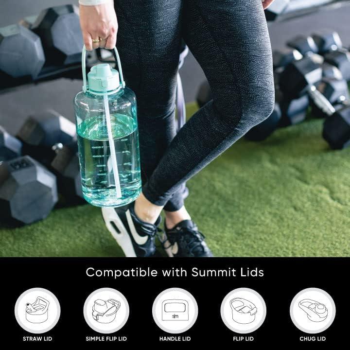 imageSimple Modern 32oz Water Bottle with Straw Lid  Reusable BPAFree Tritan Plastic Lightweight Sports Bottles for Gym  Summit Collection  Sweet TaffyOmbre Sweet Taffy