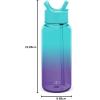 imageSimple Modern 32oz Water Bottle with Straw Lid  Reusable BPAFree Tritan Plastic Lightweight Sports Bottles for Gym  Summit Collection  Sweet TaffyOmbre Tropical Seas