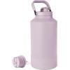 imageSimple Modern Trek Pivot  Half Gallon Water Bottle Jug with Handle ampamp Boot  Interchangeable Straw ampamp Chug Lids  Large Insulated Stainless Steel  Sports Camping Outdoors  64oz ForestLavender Mist