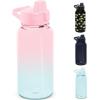 imageSimple Modern 32oz Water Bottle with Straw Lid  Reusable BPAFree Tritan Plastic Lightweight Sports Bottles for Gym  Summit Collection  Sweet TaffyOmbre Sweet Taffy